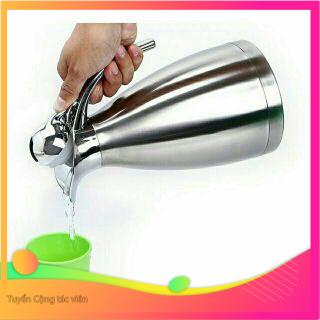 👑Vua Bán Sỉ👑 Bình Giữ Nhiệt 2 Lớp Inox Thái Lan Cao Cấp - Dung Tích 2L - Cam Kết Giữ Nhiệt Cực Lâu