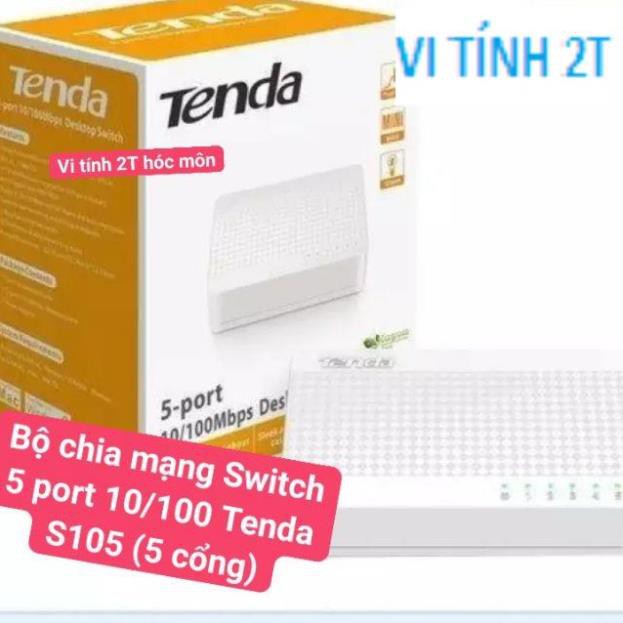 Bộ chia mạng Switch 5 port 10/100 Tenda S105 (5 cổng)