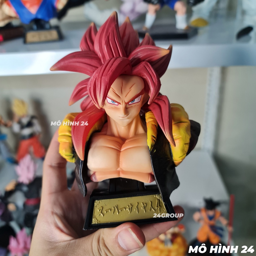 Tượng mô hình goku bán thân vô cực đầu phát sáng đồ chơi songoku bản năng vô cực ultra instinct dragonball dragon ball