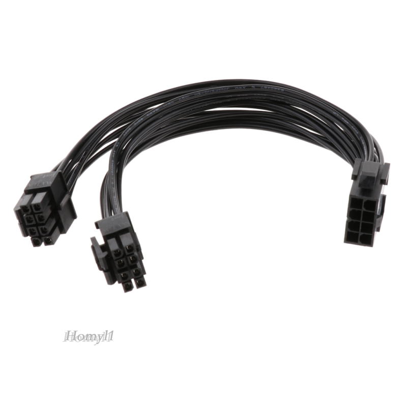 Cáp Chia Nguồn CPU 18awg Từ Một Đầu Cắm 8 Chân Sang Hai Đầu Cắm 8 Chân (4 + 4)
