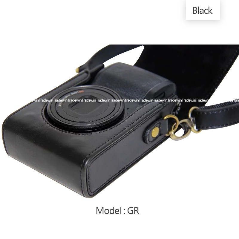 Túi da PU đựng camera ricoh GR II kèm dây đeo tiện lợi