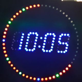 Mạch clock 60s tiny, có âm lịch