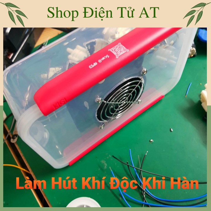 Combo Chế Máy Hút Khói Hàn K-493-DIY Tấm Lọc Carbon Hakko493