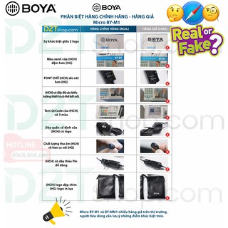 Micro lavalier cài áo Boya BY-M1