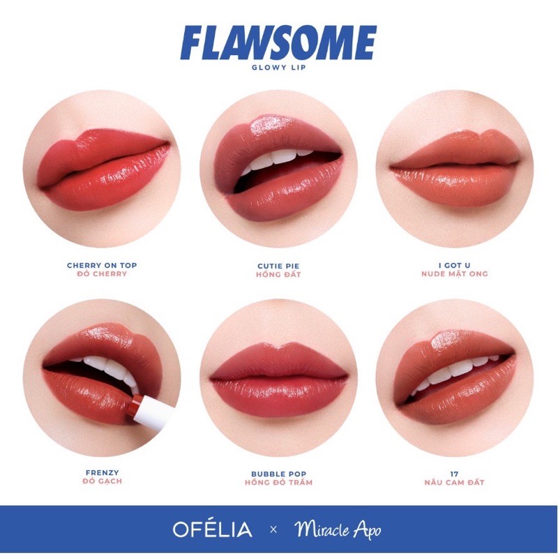 Son Sáp Tint Bóng OFÉLIA FLAWSOME Glowy Lip (2g) | BigBuy360 - bigbuy360.vn