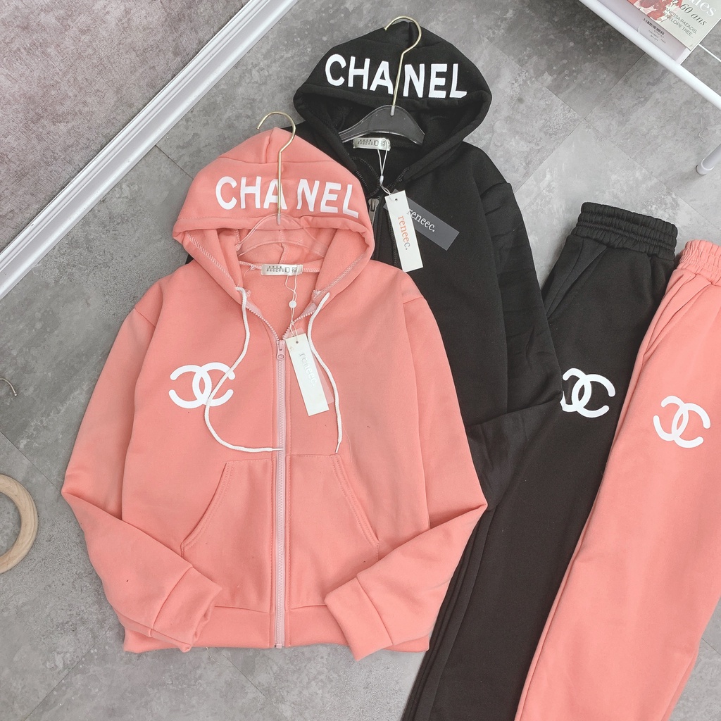 Áo hoodie, Bộ nỉ nữ thu đông chất vải nỉ bông, form dáng thể thao phong cách Hàn Quốc ATD001 | WebRaoVat - webraovat.net.vn