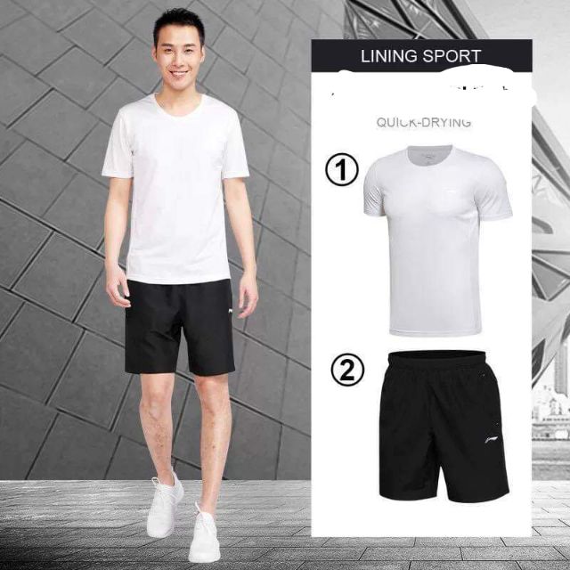 Bộ thể thao Li-ning Nam Chính hãng -Hàng sẵn