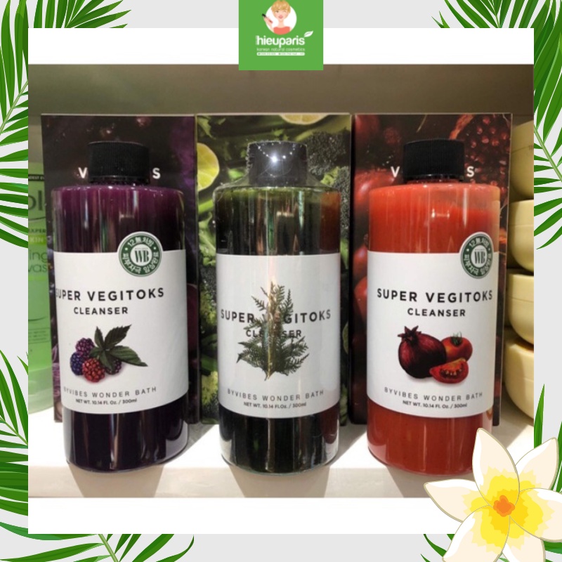 Sữa rửa mặt Super Vegitoks Cleanser thải độc rau củ