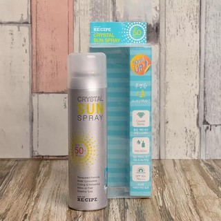Xịt chống nắng recipe crystal sun spray spf50+/pa+++ 150ml