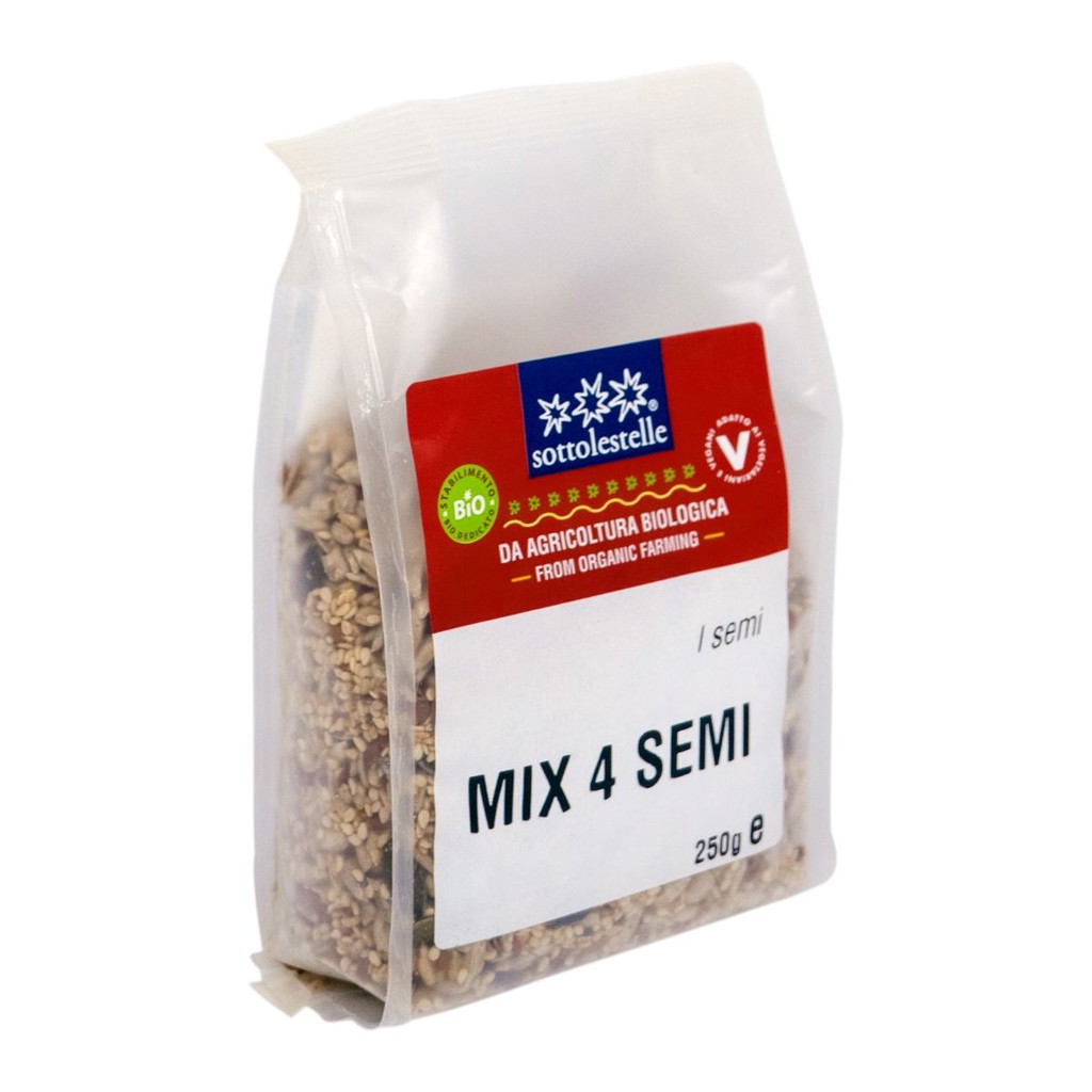 Hỗn hợp 4 loại hạt dinh dưỡng hữu cơ Sotto 250g Mix 4 Semi