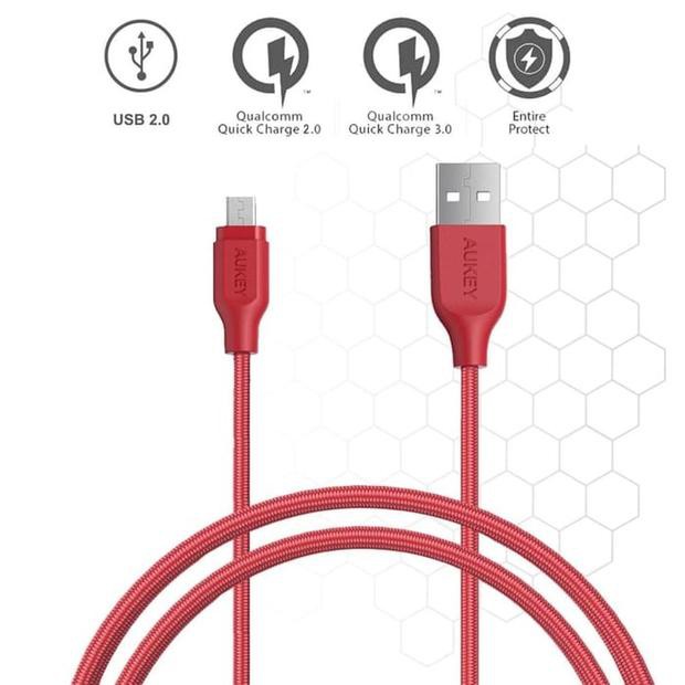 Dây Cáp Sạc Aukey Cb Am1 Micro Usb Dài 1.2m Cb-am1