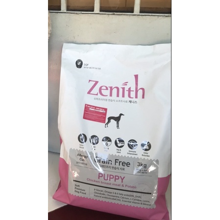 THỨC ĂN HẠT MỀM CHÓ CON ZENITH PUPPY 3kg