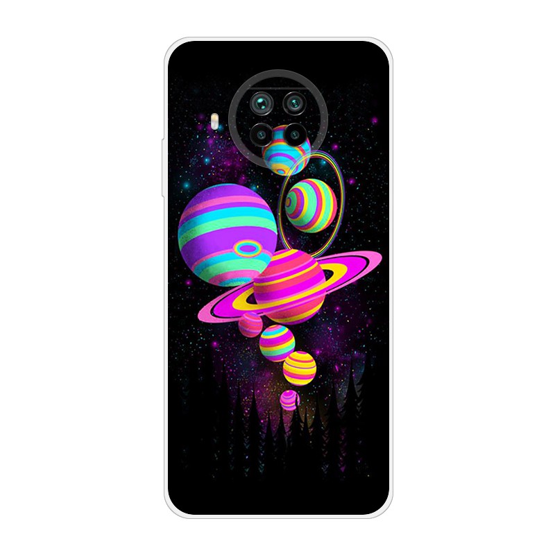 Ốp điện thoại TPU Silicone họa tiết hoạt hình đáng yêu cho Xiaomi Mi 10t Lite 5g