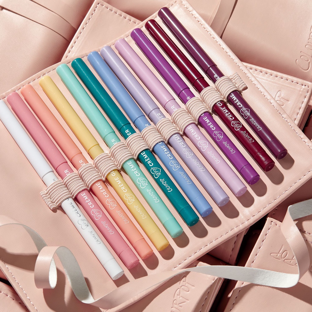 Set kẻ mắt Colourpop Colour me Obsessed 12 cây kèm túi đựng