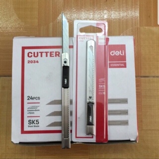 Dao dọc giấy inox deli 2034 sk5 30 độ