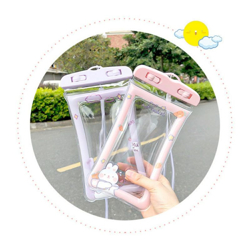Túi chống nước điện thoại nhiều hình dễ thương