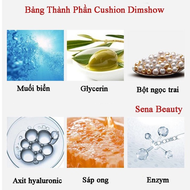 Phấn nước che khuyết điểm DIMSHOW Super Light Radiance Skin Perfecting Cushion BB Cream 15G | BigBuy360 - bigbuy360.vn