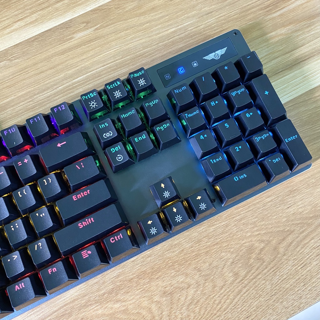 Bàn Phím Cơ Gaming Newmen GM550 Yellow LED- Like New Bảo Hành 12 Tháng