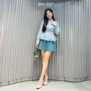 Sơ mi bèo phối lụa CChat Clothes