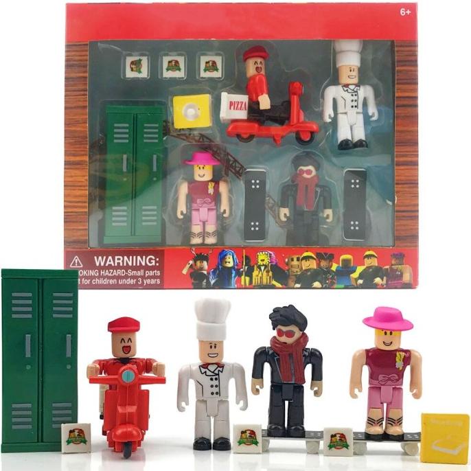Bộ Sưu Tập Hành Động Roblox - Bộ Hộp Bánh Pizza Làm Việc