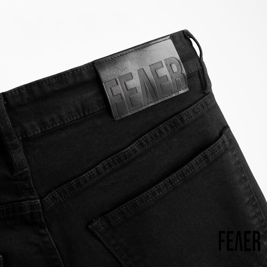 Quần jean nam FEAER DENIM chất thoáng và co dản vải bền bỉ BASIC SLIM FIT BLACK | BigBuy360 - bigbuy360.vn