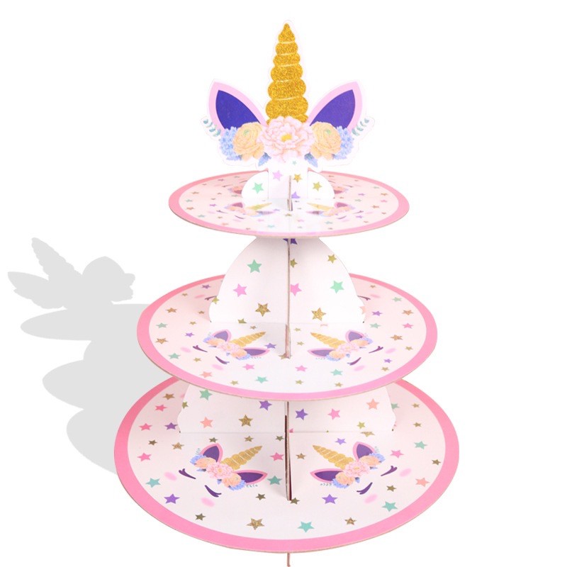 Giá để bánh, kẹo trang trí cho bữa tiệc sinh Nhật kích thước cao 37cm