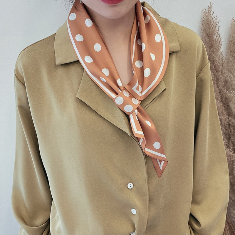 Khăn choàng cổ giả lụa dáng dài họa tiết chấm bi phong cách Hàn Quốc cho nữ
 | BigBuy360 - bigbuy360.vn