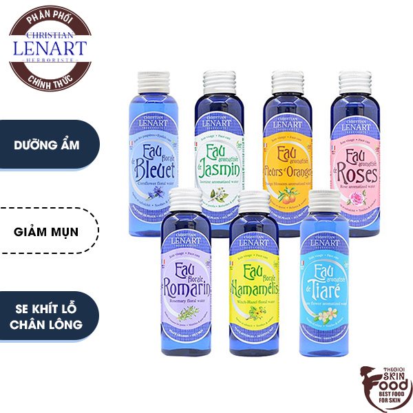 [Mini 100ml] Nước Hoa Hồng Dưỡng Ẩm Chiết Xuất Hương Hoa Christian Lenart Toner