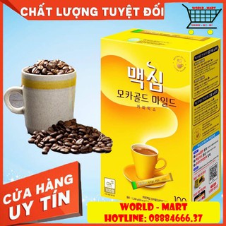 CAFE HOÀ TAN MAXIM HÀN QUỐC 100 GÓI/ 1 HỘP