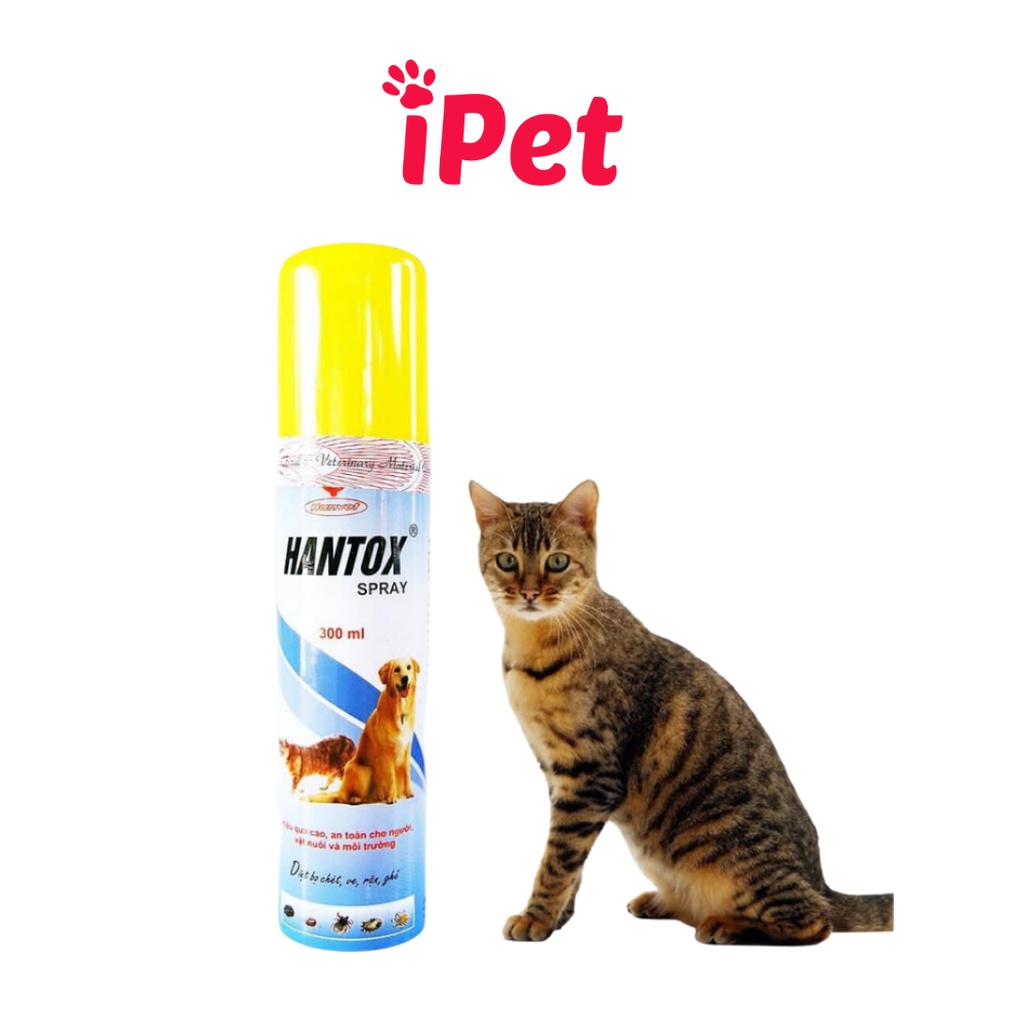 Chai Xịt Ve Rận Hantox 300ml Cho Chó Mèo - iPet Shop