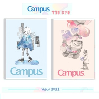 Vở kẻ ngang (có chấm) Campus TIE DYE 80 Trang ĐL 58-65 gam NB-BTDY80-1(giao màu ngẫu nhiên)