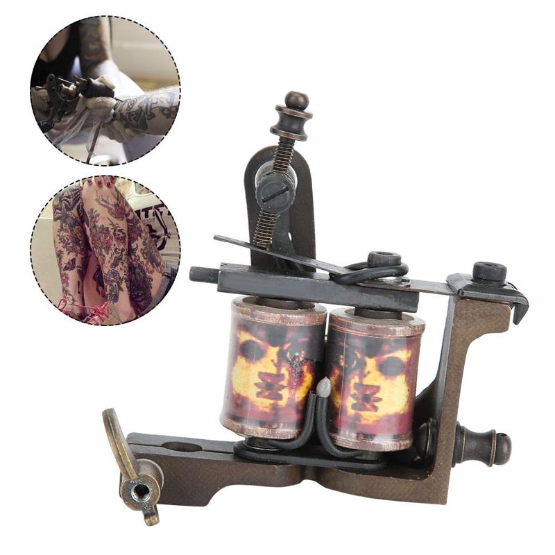 Professional Pure Copper Coil Tattoo Machine Liner Shader Beauty Body Tattoo Device