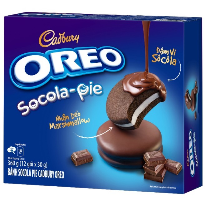 Hộp 12 bánh Oreo Socola Pie 360g | BigBuy360 - bigbuy360.vn