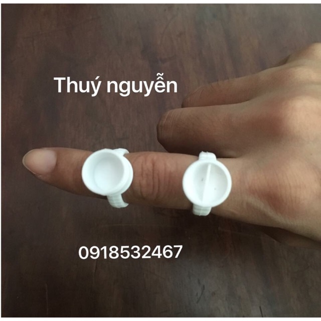 Nhẫn mực phun xăm, nối mi(100cai)