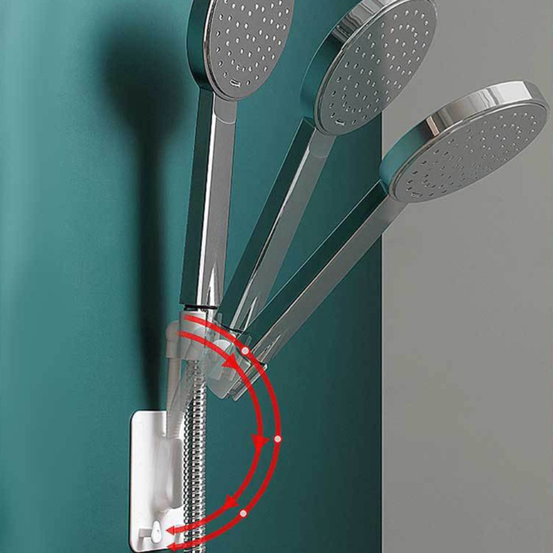 Giá Đỡ Đầu Vòi Hoa Sen 2 Móc Gắn Tường Nhà Tắm Chống Thấm Nước