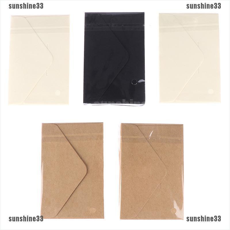 Bộ 20 Bao Thư Thủ Công Phong Cách Vintage Châu Âu