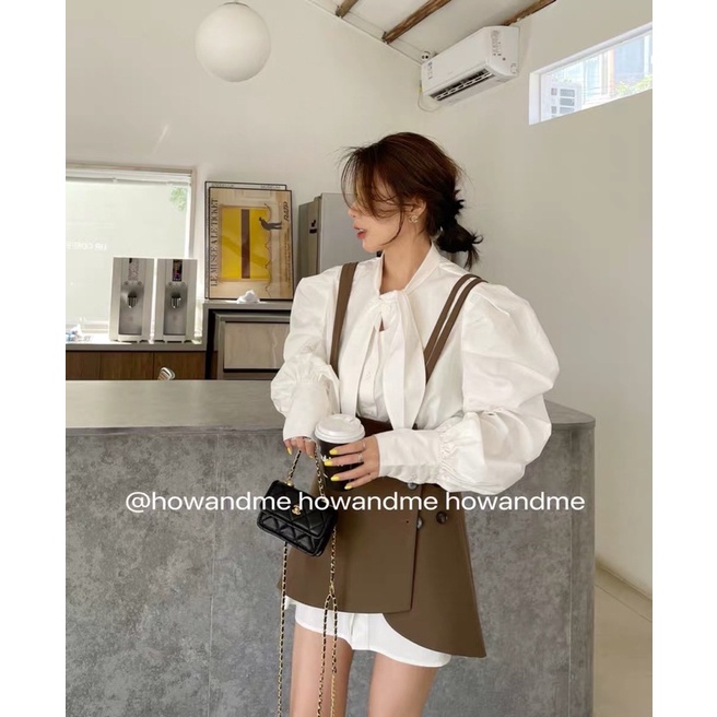 chân váy kaki + áo somi kiểu , phong cách cổ điển siêu phẩm 2022hàng quảng châu cao cấp[MIỄN PHÍ VẬN CHUYỂN]