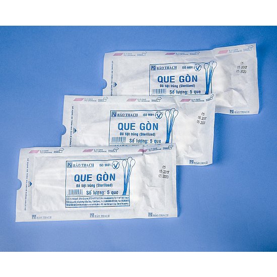 ✅ QUE GÒN BẢO THẠCH - Dùng để lấy mẫu bệnh phẩm hoặc dùng để làm sạch và bôi dung dịch sát khuẩn lên vết thương
