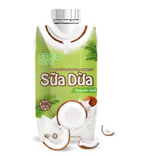 THÙNG 12 HỘP SỮA DỪA COCOXIM NGUYÊN CHẤT 330ML