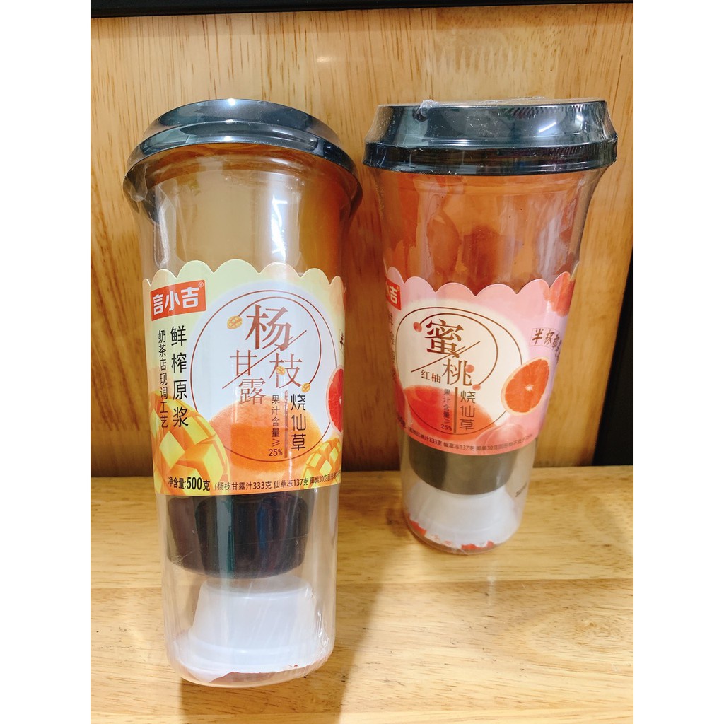 Trà Sữa Hoa Qủa Cam Đào - Cam xoài