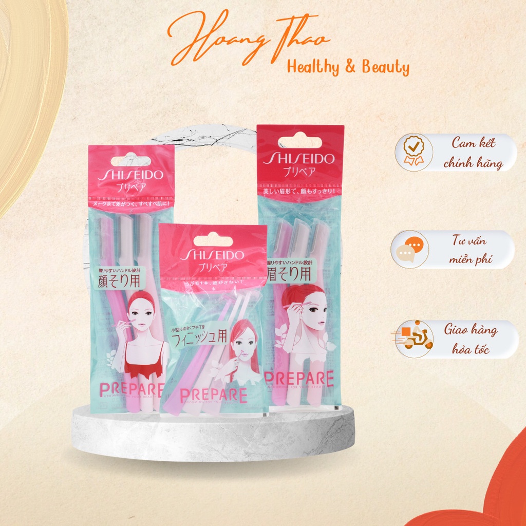 BỘ 3 DAO CẠO SHISEIDO NHẬT BẢN