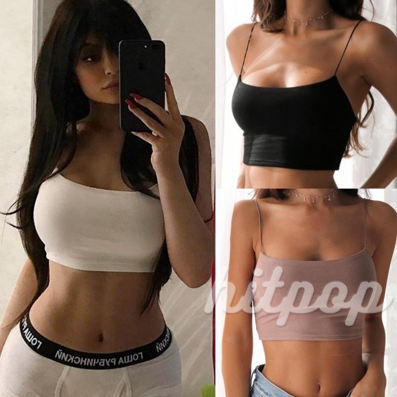 Áo yếm nữ Sexy Top Màu sắc Kiểu dáng ôm Low Cut Tank Top, Áo phông nữ mùa hè，áo yếm hở lưng | BigBuy360 - bigbuy360.vn