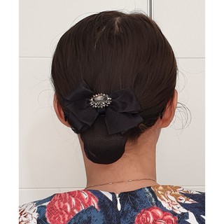 Cặp tóc nơ đen sang trọng, cá tính