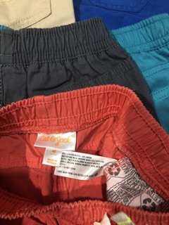 Quần short kaki cat&jack bé trai