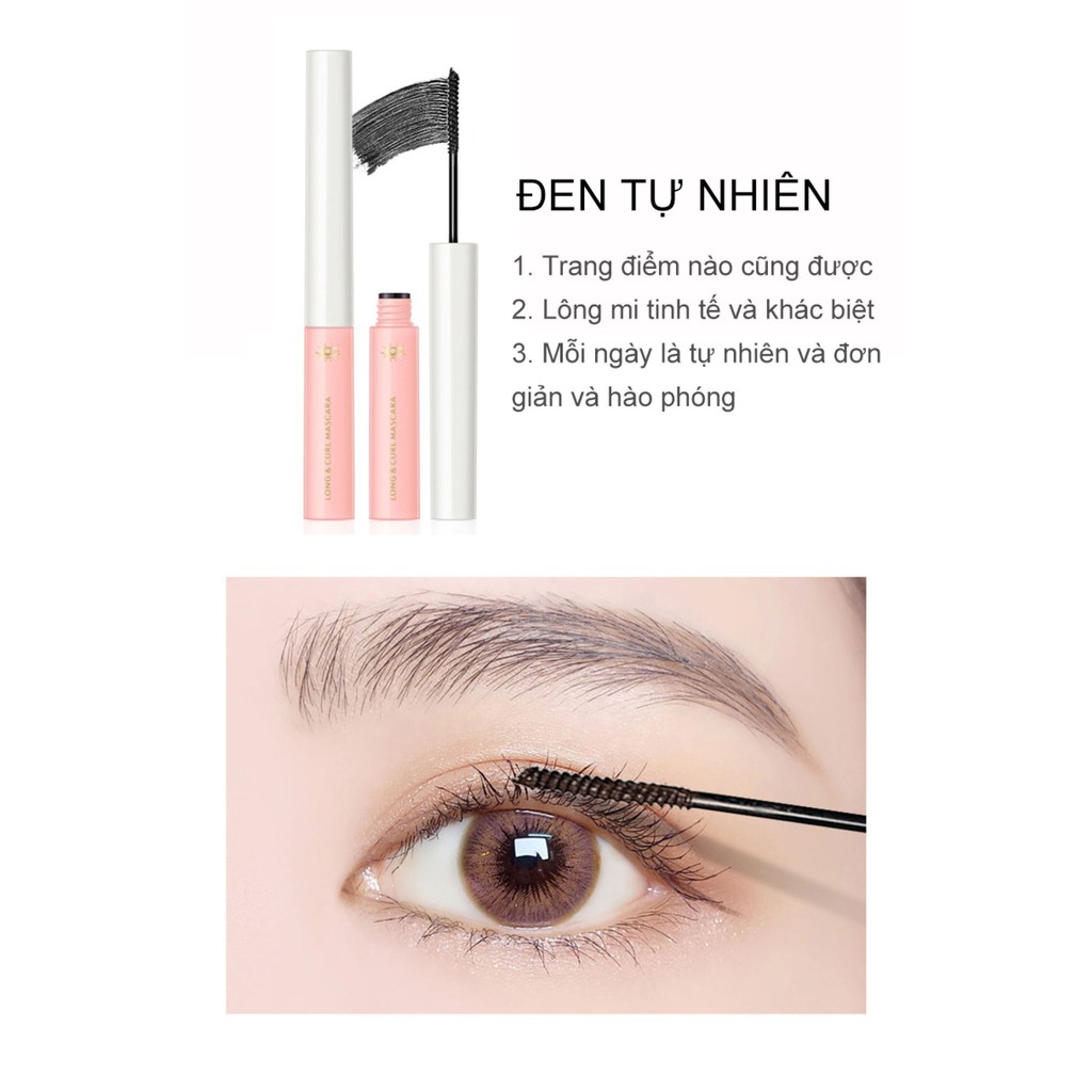 Bộ trang điểm mắt cơ bản + nước tẩy trang(chì kẻ mày+Kẻ mắt+mascara+Bóng mắt+Tẩy trang)