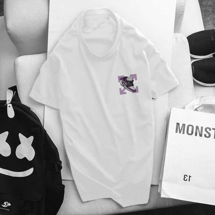 Áo thun nam tay ngắn❤️ Freeship 50k❤️ chất mềm mịn in giày NZ06 | BigBuy360 - bigbuy360.vn