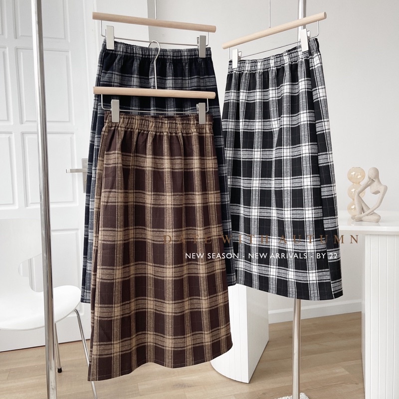 Chân váy dạ kẻ | BigBuy360 - bigbuy360.vn