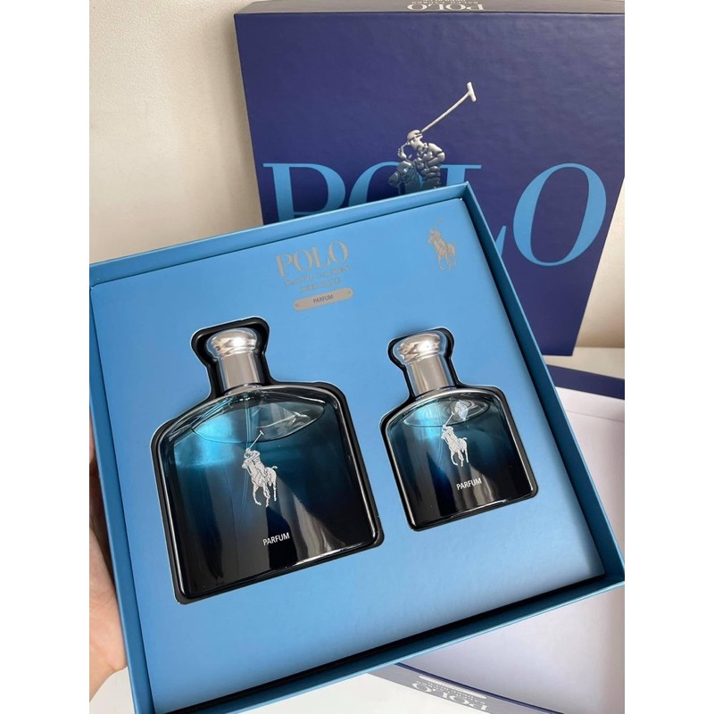 Set nước hoa nam Polo Ralph Lauren Deep Blue Parfum 125ml