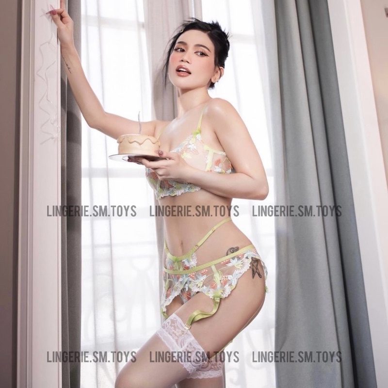 G-Floral Set - Nội Y Phối Hoa Màu Sắc Dễ Thương - Đồ Lót Gợi Cảm Cho Nữ | BigBuy360 - bigbuy360.vn