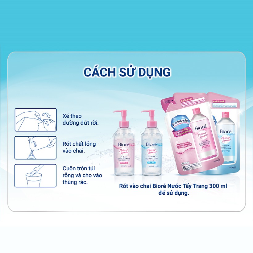 [Mã FMCGKAO52 giảm 8% đơn 250k] Nước Tẩy Trang Hoàn Hảo Dưỡng Ẩm Biore 250ml